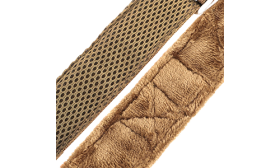 Myk polstret reflekterende hundesele som hindrer at hunden trekker Brun polstret reflekterende hundesele med no-pull-design, justerbare stropper for en komfortabel passform.