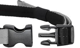 Mykt polstret og justerbar munnkurv til hund Grå polstret justerbar hundemunnkurv i lett nylonmateriale, med solid spenne for hundens komfort.