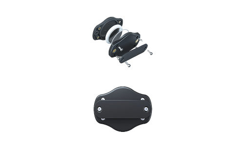 AirTag beskyttelsesdeksel med pote-print design, universell passform for hundehalsbånd, tyverisikring med skrue for AirTags.