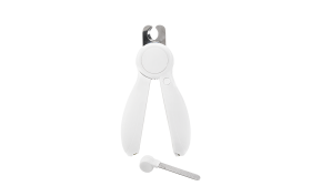 Negleklipper med LED for hund og katt Hvit LED-klotang for hunder med lys for presisjon, sikker neglefil, ergonomisk design for trygg og komfortabel klipping.