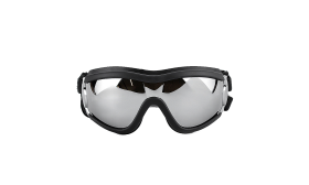 UV-Beskyttelse Hundesolbriller med Justerbare Stropper - Vindtett og Vanntett UV-beskyttende hundesolbriller med justerbare stropper, vanntette, hode 36-56 cm, kjeve 20-25 cm, for utendørsbruk.