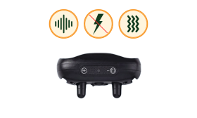 Støtfritt Antibjeffehalsbånd til Hunder No-shock anti-bark id brikke hund med poterdesign, oppladbar via USB, vanntett design, opptil 14 dagers batteritid.