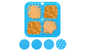 Giftfri Slikkematte med Slikkepott til Hund Giftfri Slikkematte med Slikkepott til Hund