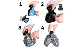 Portabel Hundebæsj-plukker med Klemme som er lett å Rengjøre  - Inkluderer miljøvennlige poser Portabel Hundebæsj-plukker med Klemme som er lett å Rengjøre  - Inkluderer miljøvennlige poser