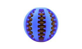 Interaktiv Hundeleke Ball – Gummileke med Godbitdispenser for Hunder