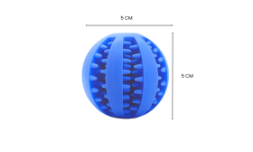 Interaktiv Hundeleke Ball – Gummileke med Godbitdispenser for Hunder