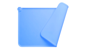 Vanntett Silikonmatte til Hund – Fôrmatte med Opphøyde Kanter for Matskål Vanntett Silikonmatte til Hund – Fôrmatte med Opphøyde Kanter for Matskål