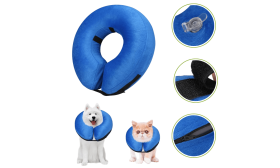 Oppblåsbart Halsbånd til Hund - Justerbart Halsbånd for Kjæledyrgjenoppretting Oppblåsbart Halsbånd til Hund - Justerbart Halsbånd for Kjæledyrgjenoppretting