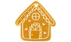 Gravert Hundebrikke Pepperkakehus Gravert Hundebrikke Pepperkakehus