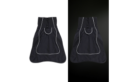 Refleksjakke til hund – Vanntett hundejakke med varm fleecefôr